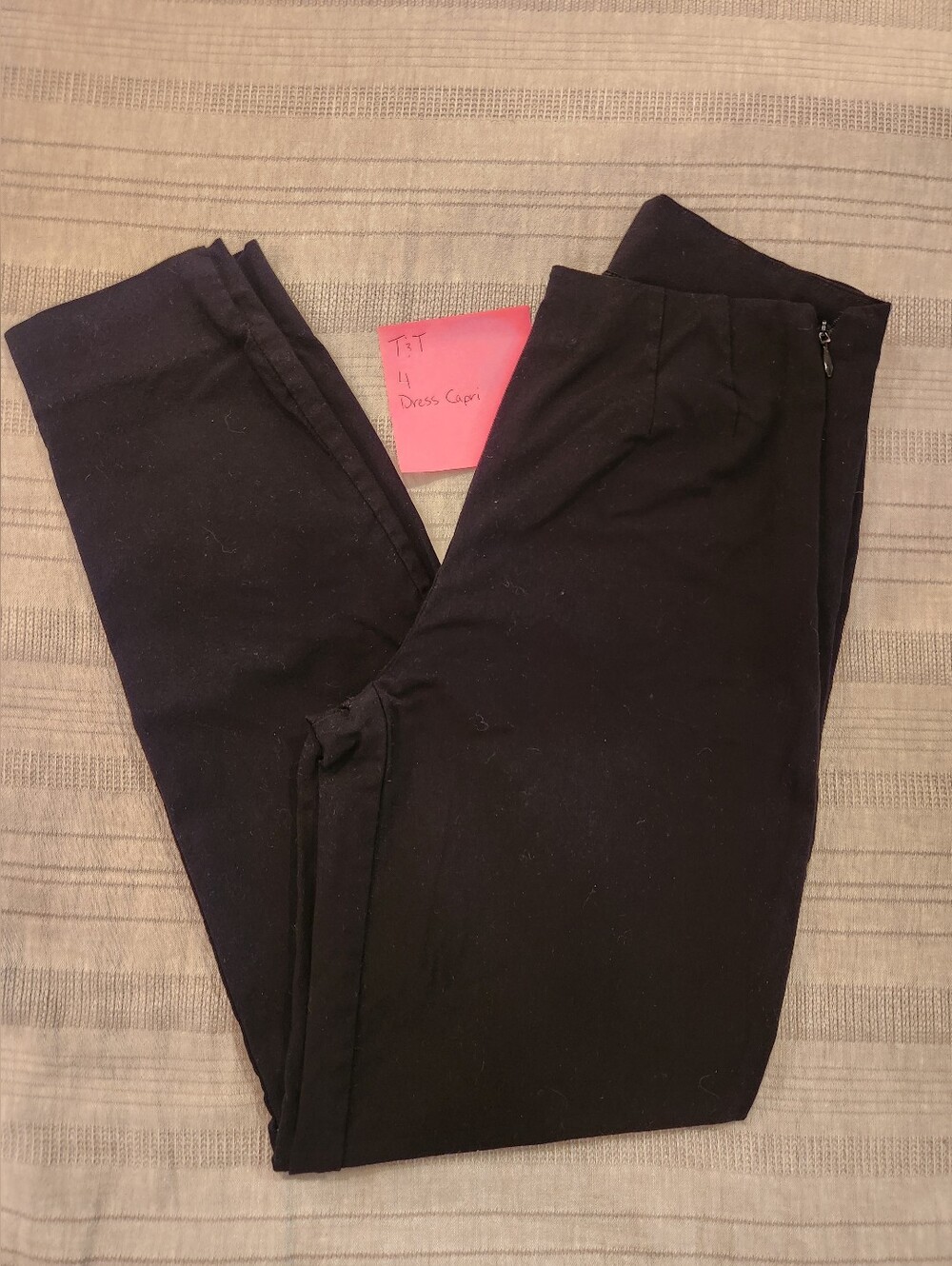 Time and Tru Black Dress Capris